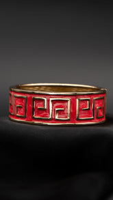Elaia Crimson Bangle